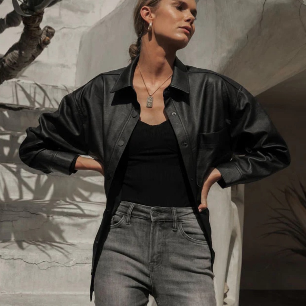 Kancan Patricia Vegan Leather Jacket